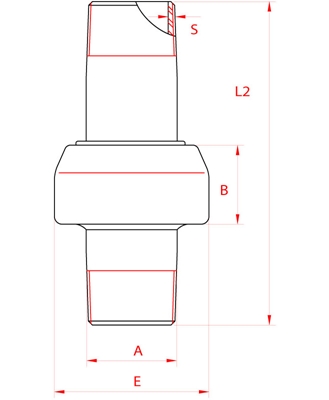 Meccanica Segrino - Giunto Isolante maschio/maschio PN10 per gas e acqua / Isolation joint male/male PN10 for gas/water