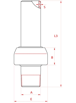 Meccanica Segrino - Giunto isolante maschio a saldare PN 10 per gas e acqua / Isolation joint male/welding PN10 for gas/water