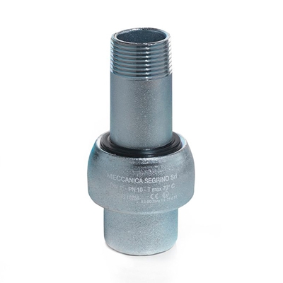 Meccanica Segrino - Giunto isolante maschio/femmina zincato PN 10 per gas e acqua/Isolation joint male/female galvanized PN10 for gas/water
